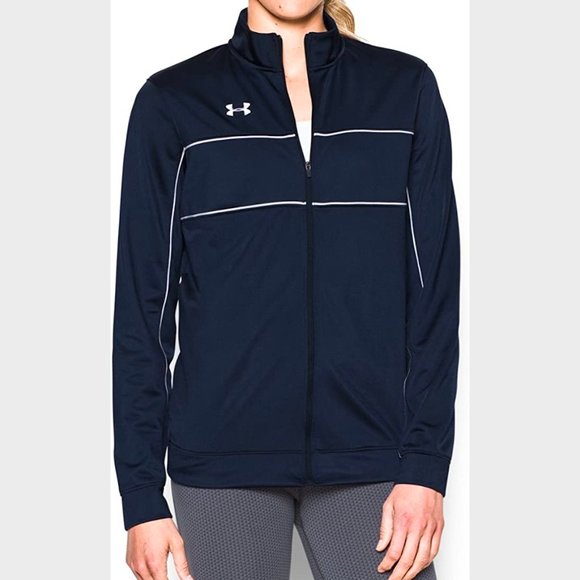 NWT Under Armour Team Rival Knit Warm-Up Jacket - Picture 1 of 8